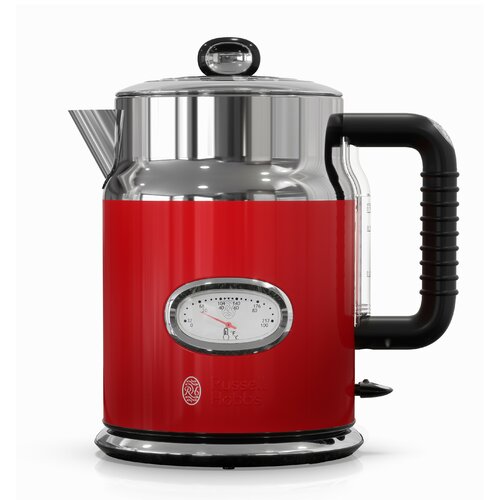 Russell Hobbs 1.79 Qt. Retro Style Stainless Steel Electric Tea Kettle